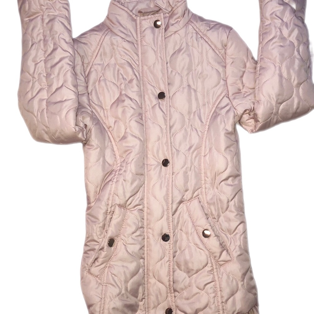3/$15 SO Girls 7 -8 Light weight Pink Blush Quilted Barn Jacket